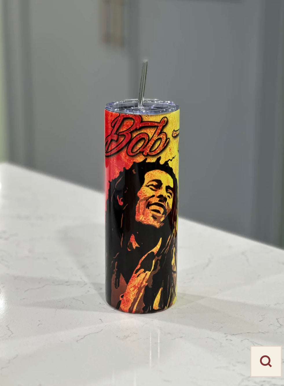 Bob Marley Customized tumbler