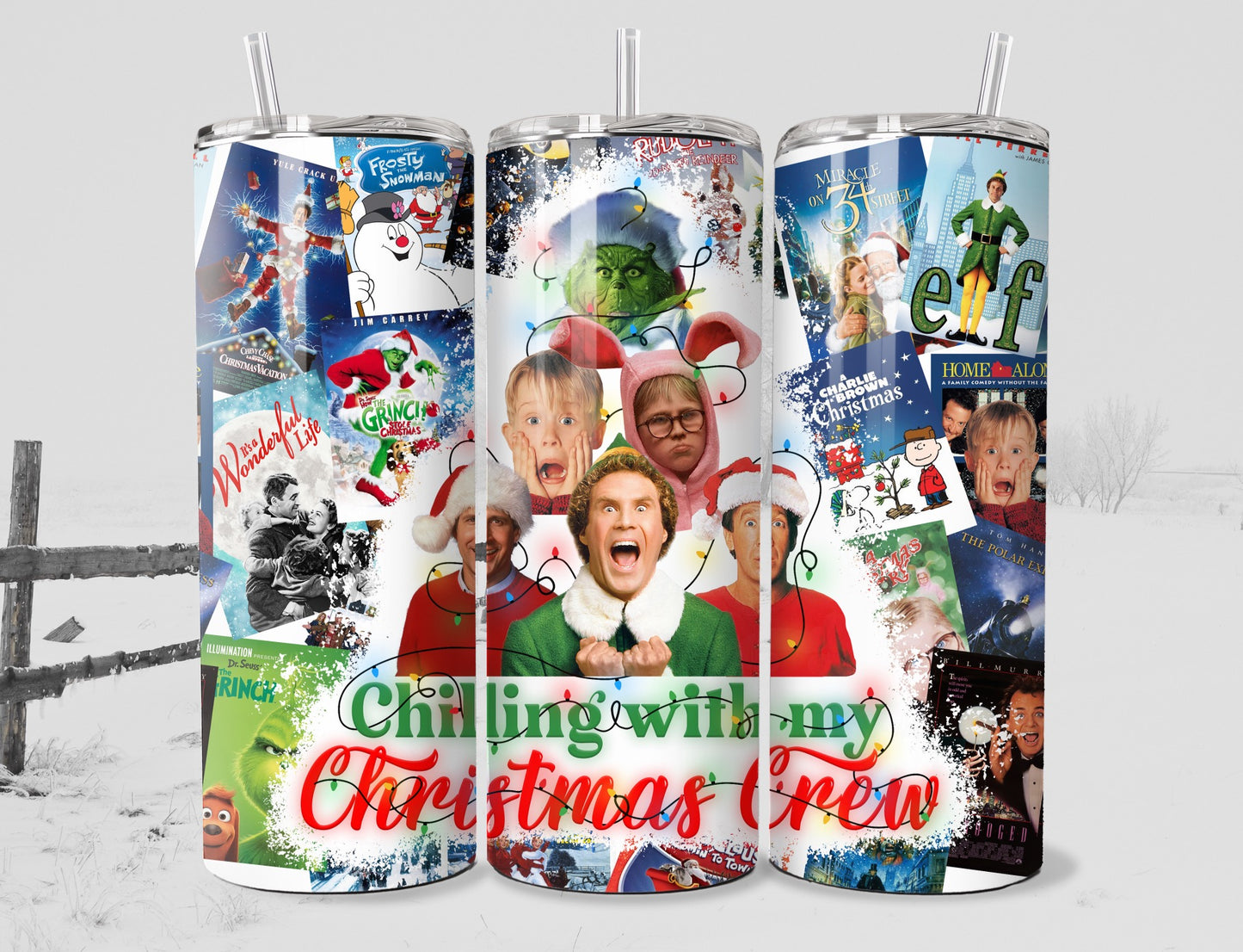 Custom Christmas Tumbler